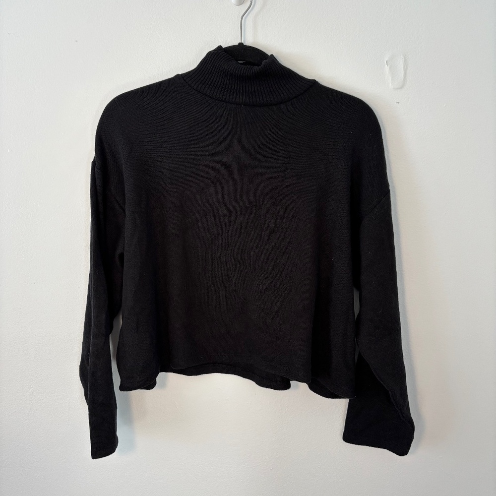 Zara Soft Spun Mock Turtle Top